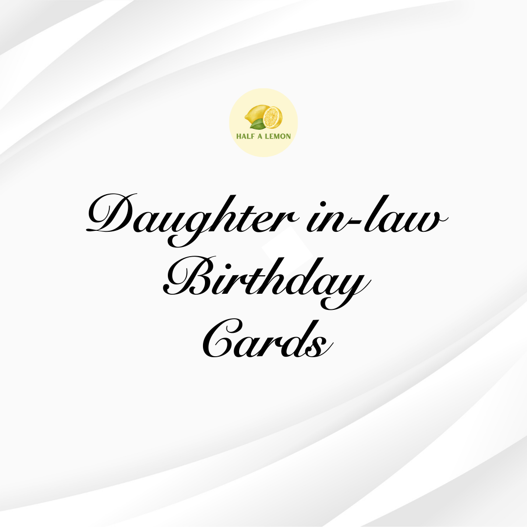 DAUGHTER IN-LAW BIRTHDAY CARDS