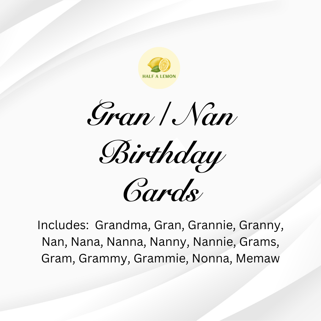 GRAN / NAN BIRTHDAY CARDS