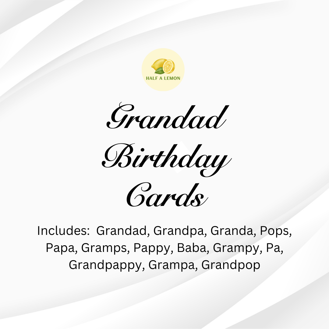 GRANDAD BIRTHDAY CARDS