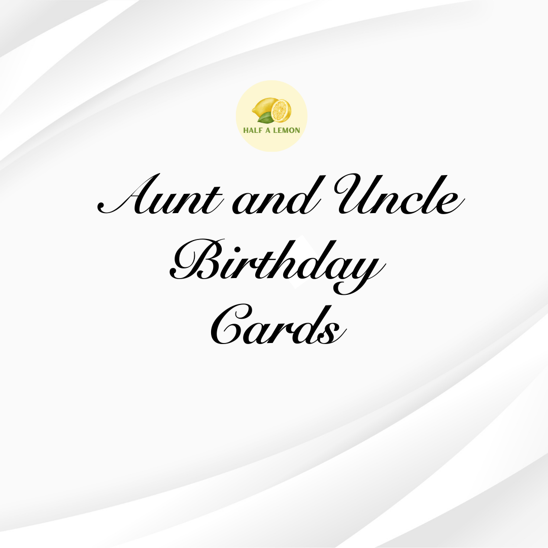 AUNT AND UNCLE BIRTHDAY CARDS