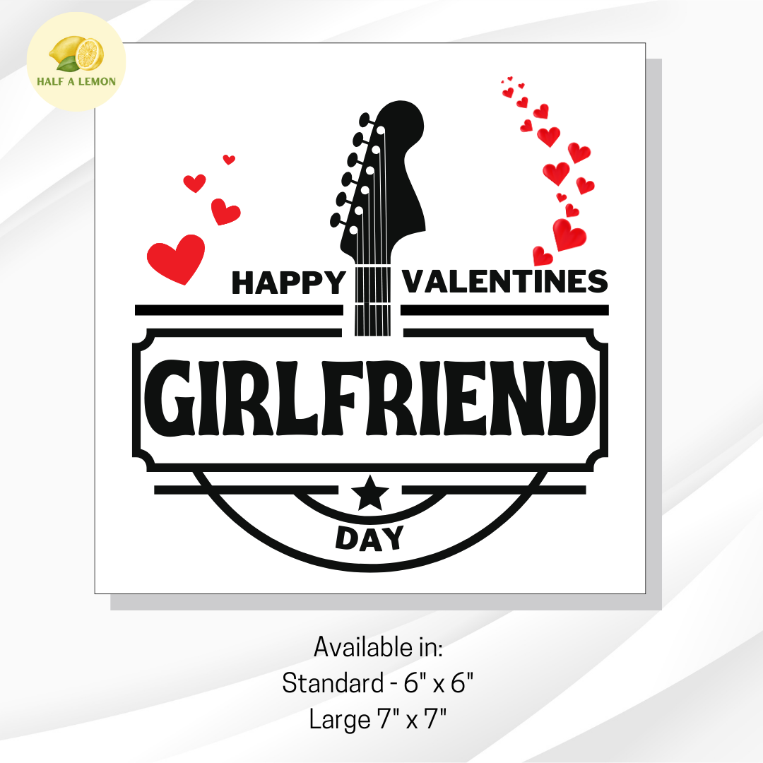 Valentines Card, Valentine's Day Card, for him, Girlfriend Valentines Card,  rock music, heavy metal music, gift,