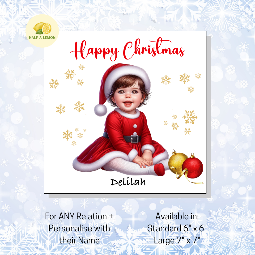 Brown Santa Dress- [REL:No Relation][EYE:Brown Eyes]