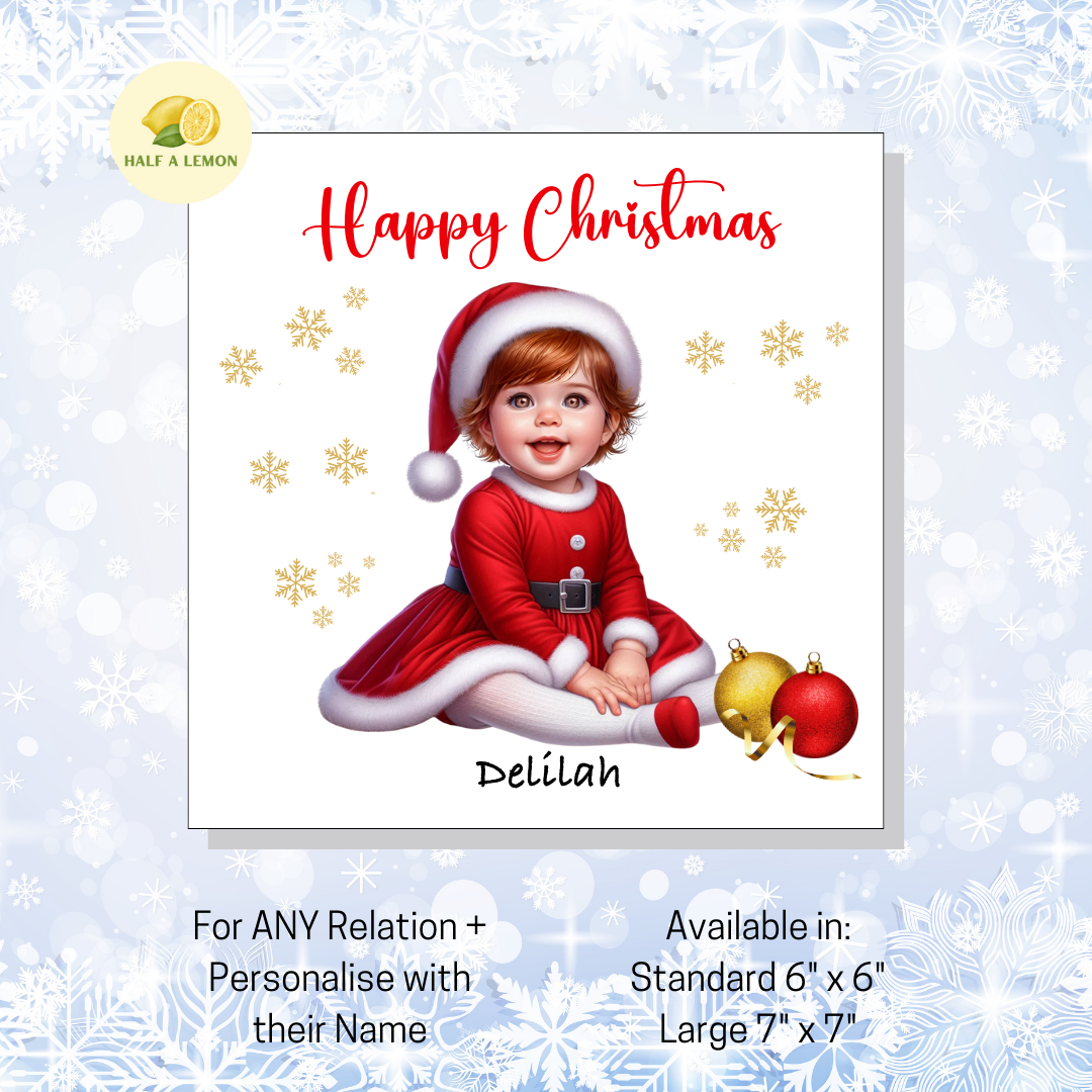 Auburn Santa Dress- [REL:No Relation][EYE:Brown Eyes]