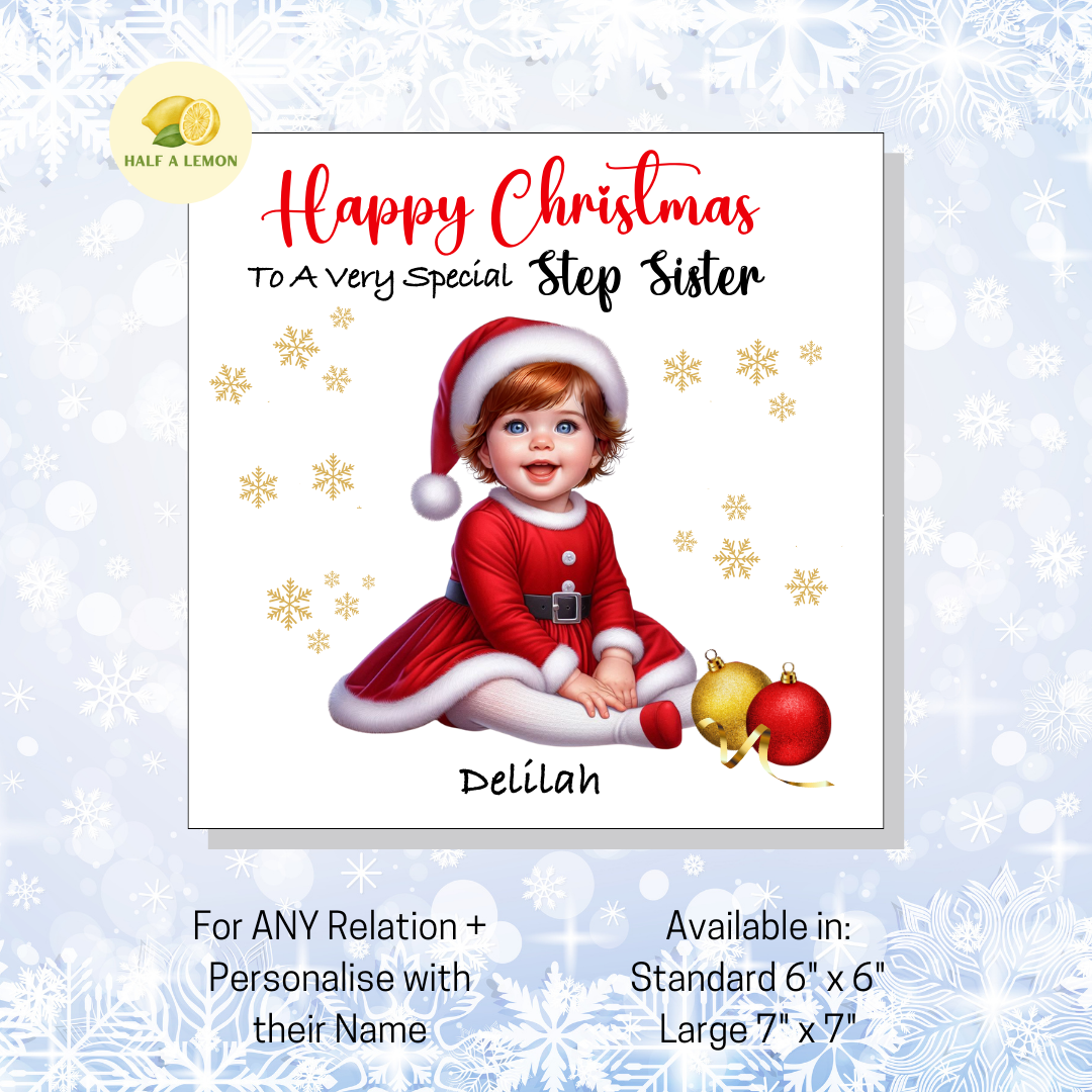 Auburn Santa Dress- [REL:Step Sister][EYE:Blue Eyes]