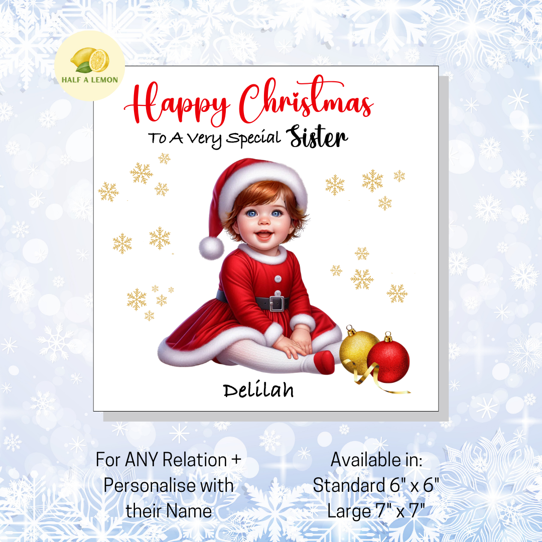 Auburn Santa Dress- [REL:Sister][EYE:Blue Eyes]