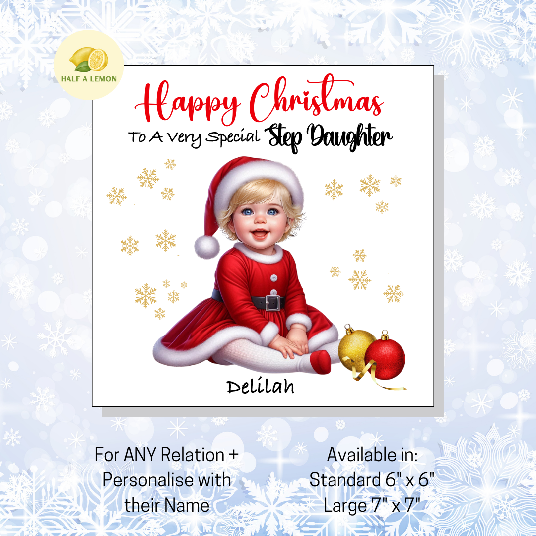 Blonde Santa Dress- [REL:Step Daughter][EYE:Blue Eyes]