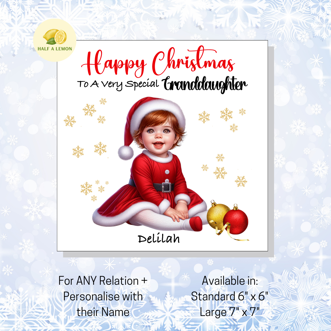 Auburn Santa Dress- [REL:Granddaughter][EYE:Brown Eyes]