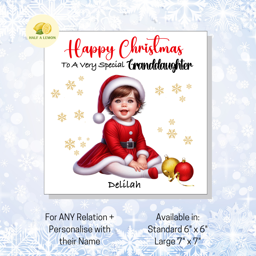 Brown Santa Dress- [REL:Granddaughter][EYE:Brown Eyes]