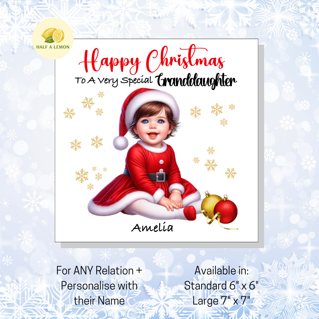 Brown Santa Dress- [REL:Granddaughter][EYE:Blue Eyes]