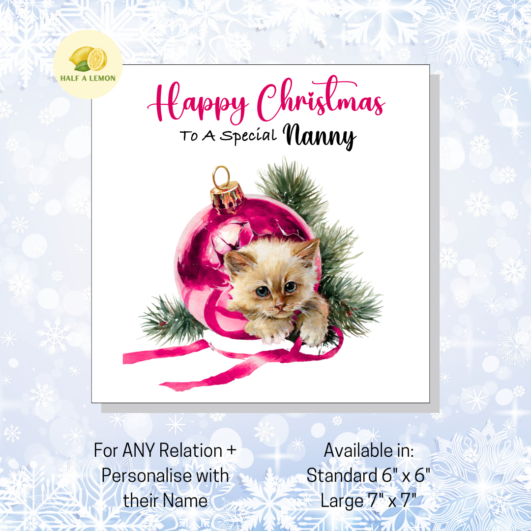 Cute Kitten Xmas- [REL:Nanny]