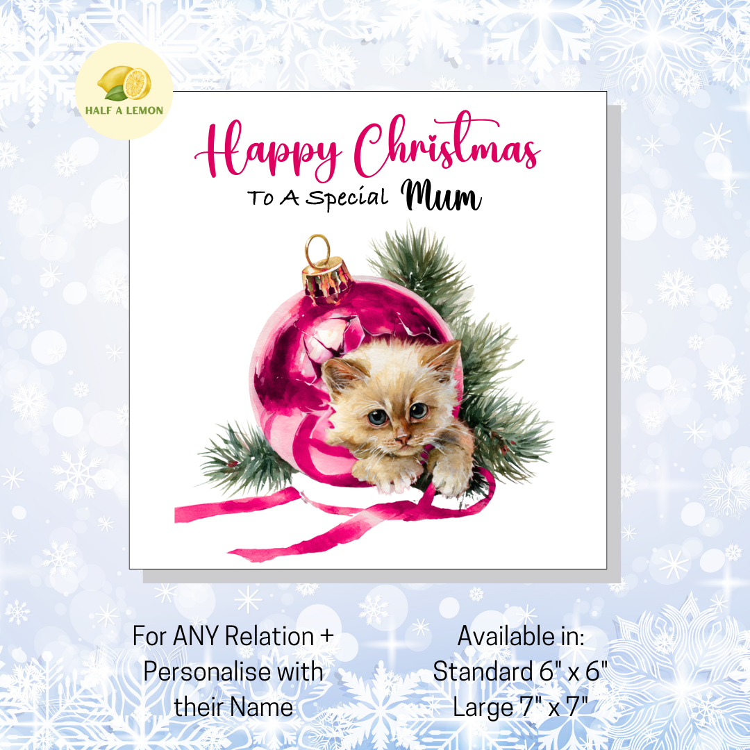 Cute Kitten Xmas- [REL:Mum]