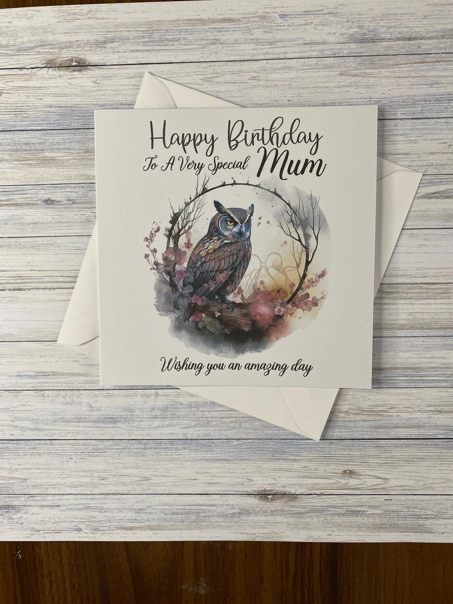 Birthday card for Mum, Mom, Mam, Nan, Nannie, Gran, Wife, Daughter, Daughter-in-law, Sister, Niece, cards for her, gothic, alternative, gift