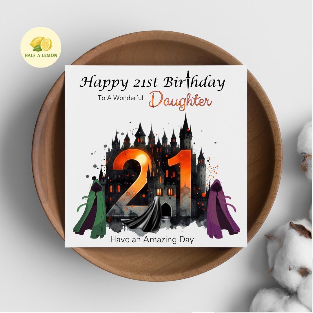 21st Birthday card, ANY Relation, Daughter, Granddaughter, Niece, Sister, Great Granddaughter, gift, Reality TV, Deception and Trust, her
